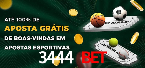3444 Bet Ate 100% de Aposta Gratis